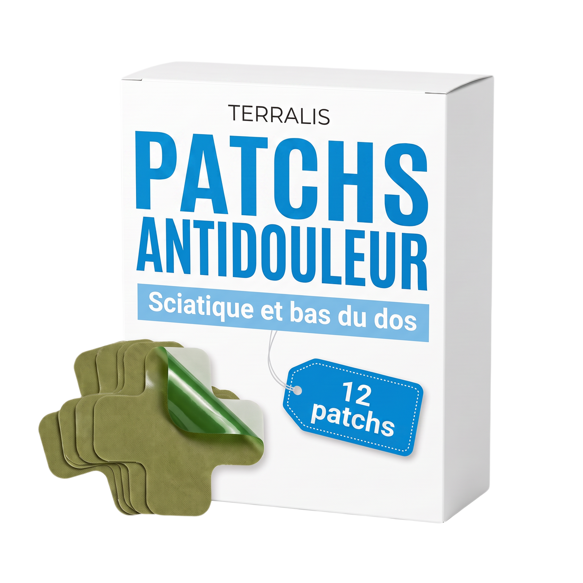 Patchs antidouleur sciatique et bas du dos