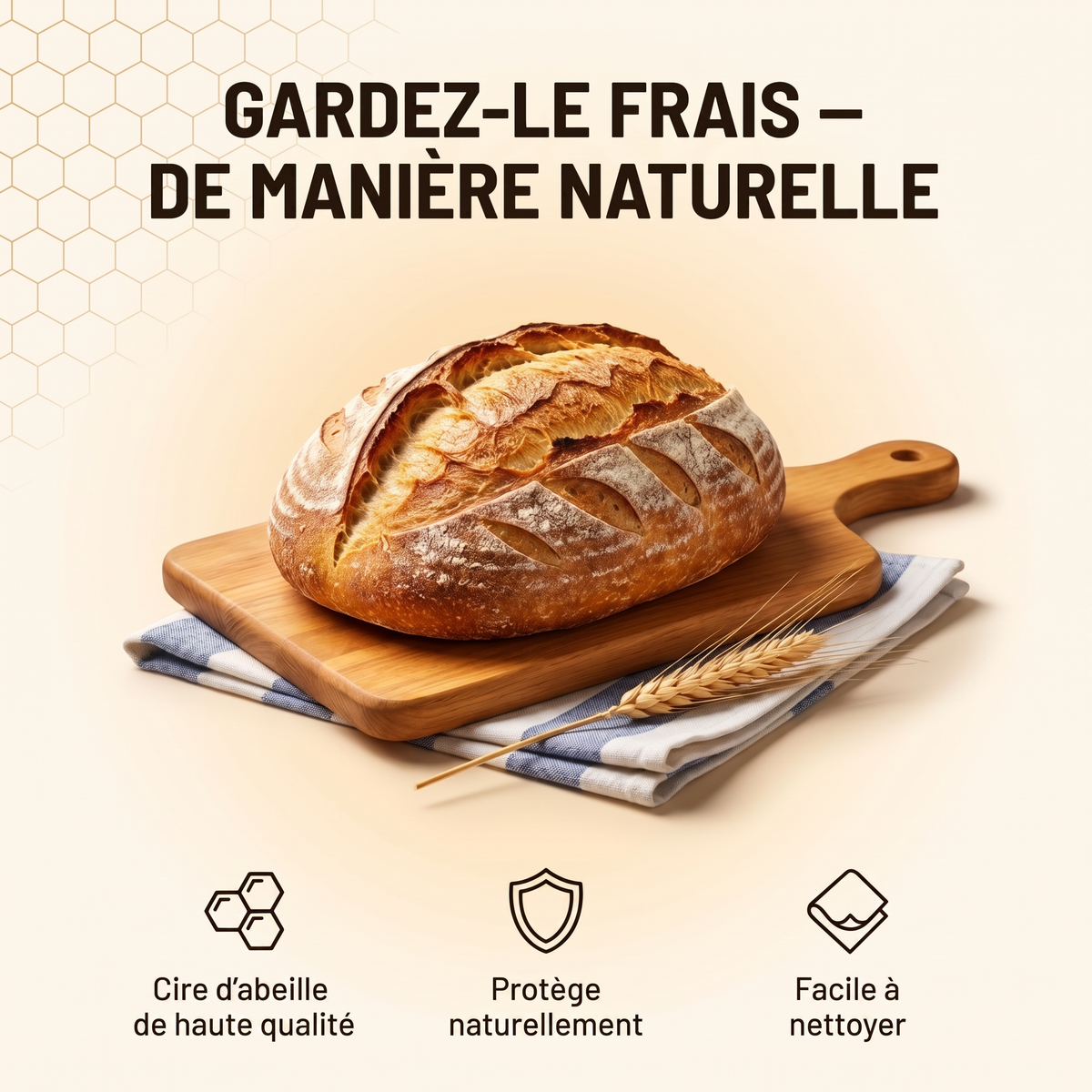 Gardez votre pain frais, de manière naturelle