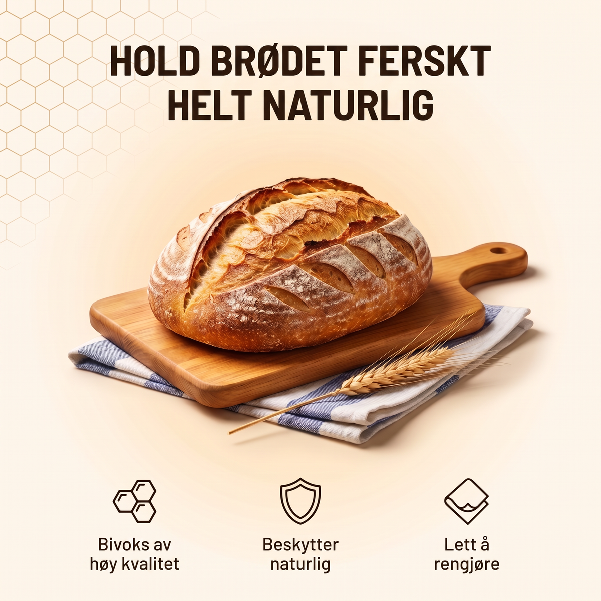 Hold brødet ferskt, helt naturlig