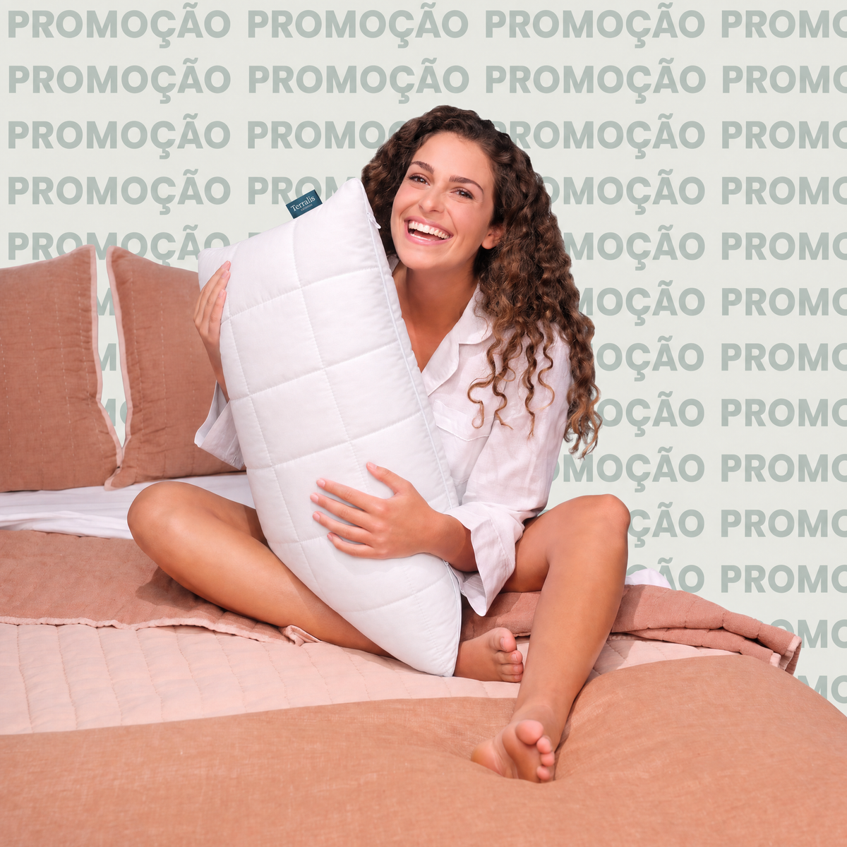 Almofada Comfora, suporte cervical ajustável