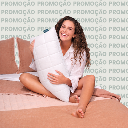 Almofada Comfora, suporte cervical ajustável