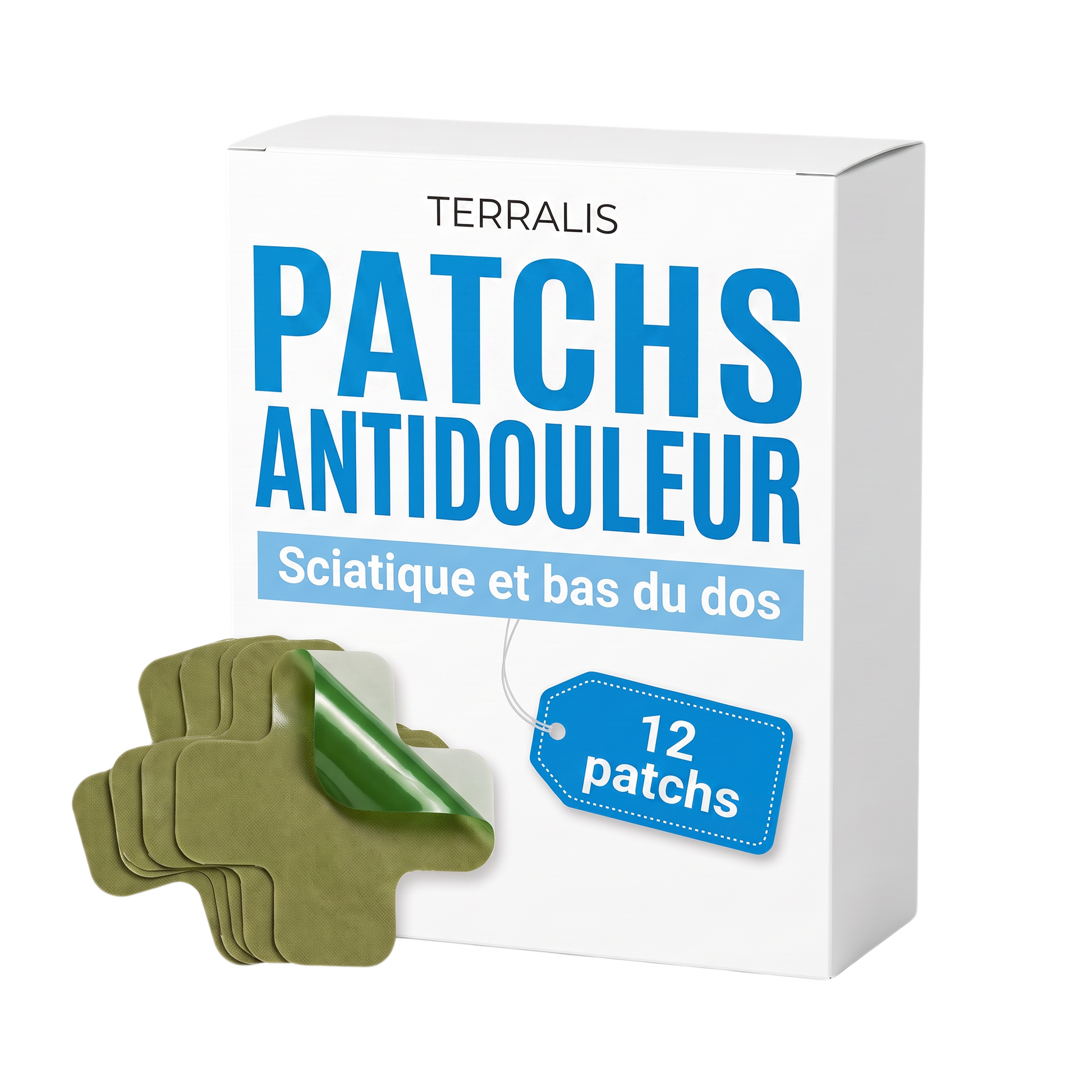 Patchs antidouleur sciatique et bas du dos