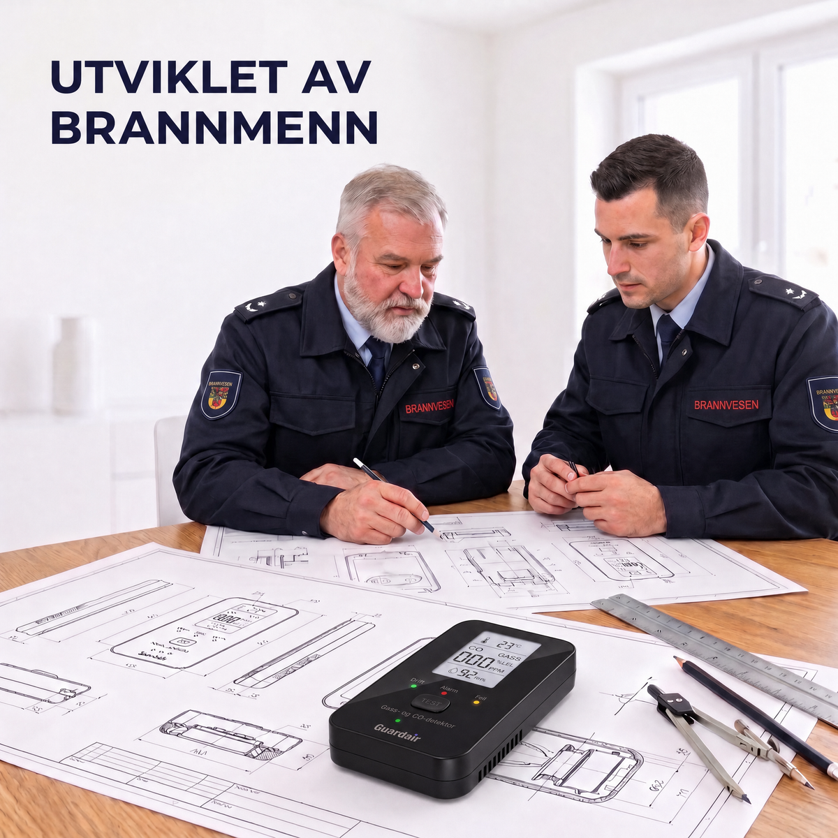 Guardair oppdager karbonmonoksid, naturgass og propan