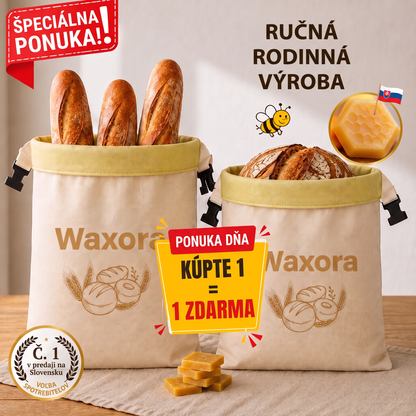 Vrecko na chlieb Waxora z bavlny a včelieho vosku, špeciálna ponuka