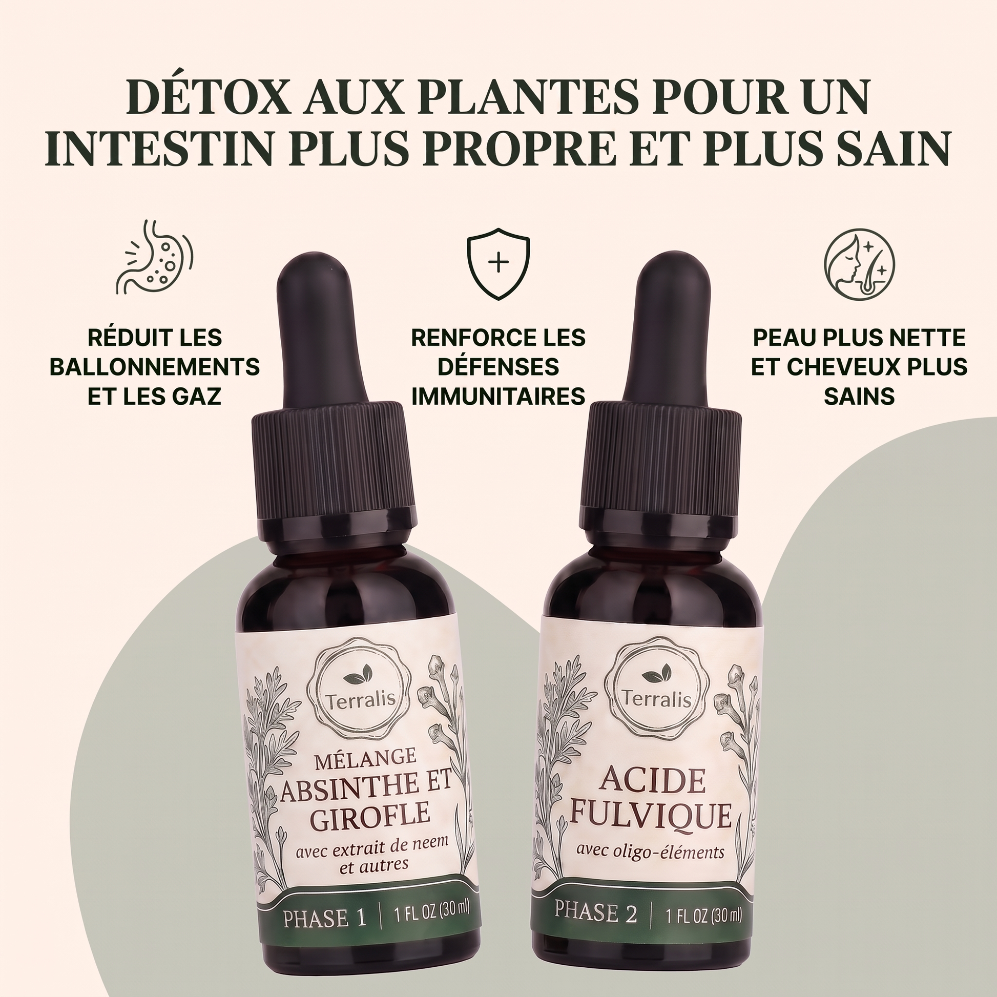 Kit Klenza de nettoyage intestinal en 2 phases