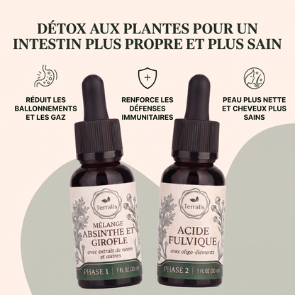Kit Klenza de nettoyage intestinal en 2 phases