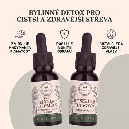 Klenza: dvoufázová sada na očistu střev