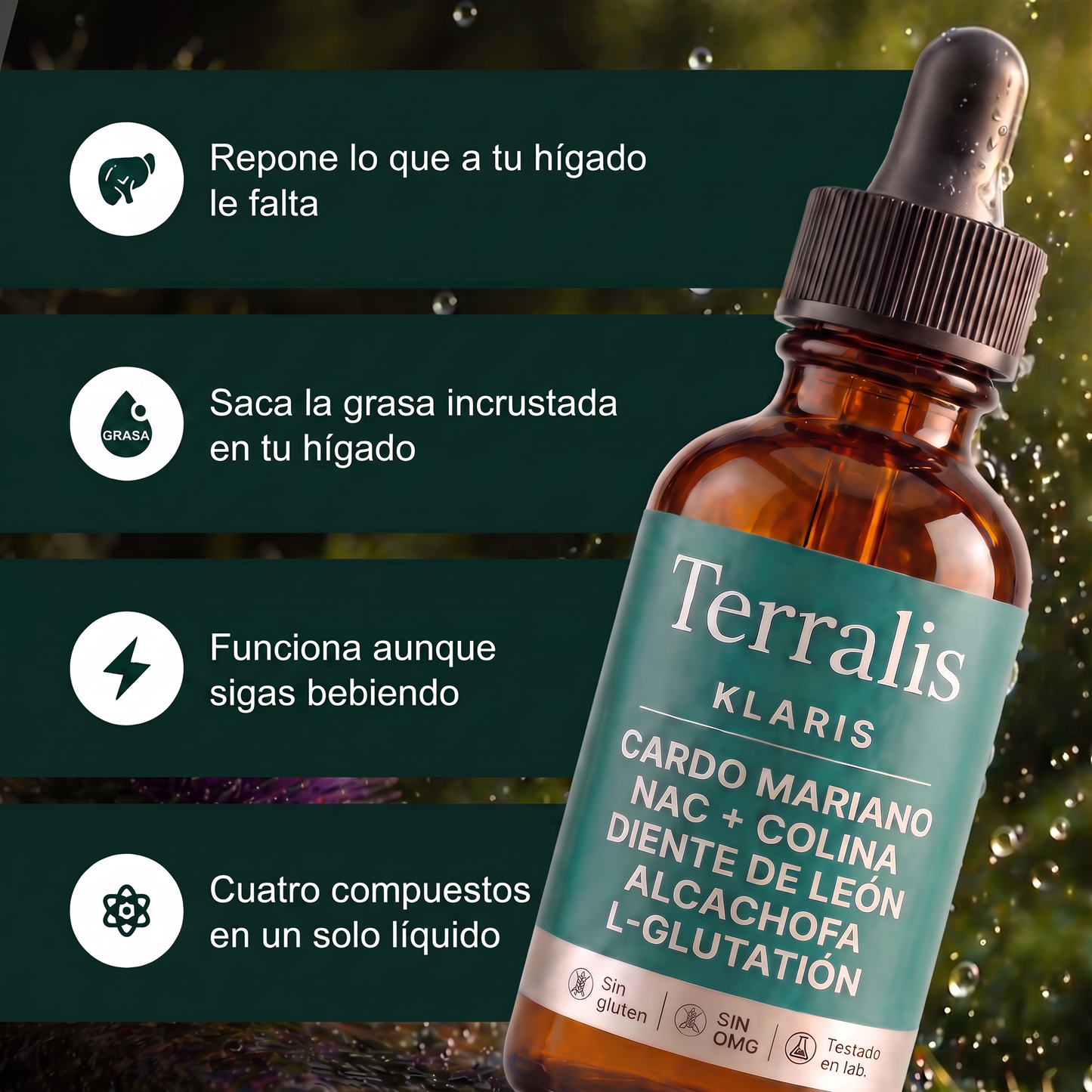 Los compuestos de la fórmula Klaris en un solo líquido