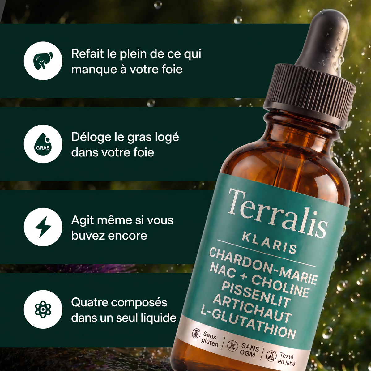 Les six composés de la formule Klaris