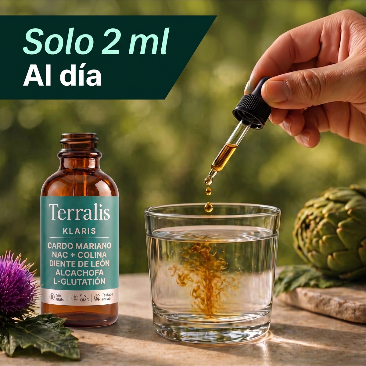 Dosis de Klaris: solo 2 ml al día