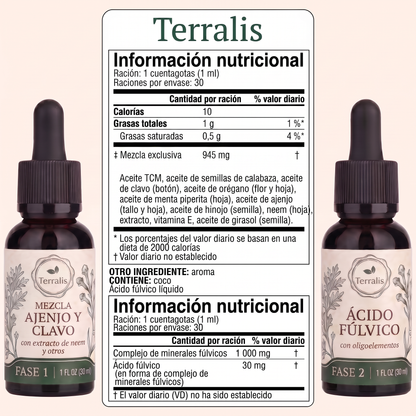 Kit Klenza de limpieza intestinal en 2 fases