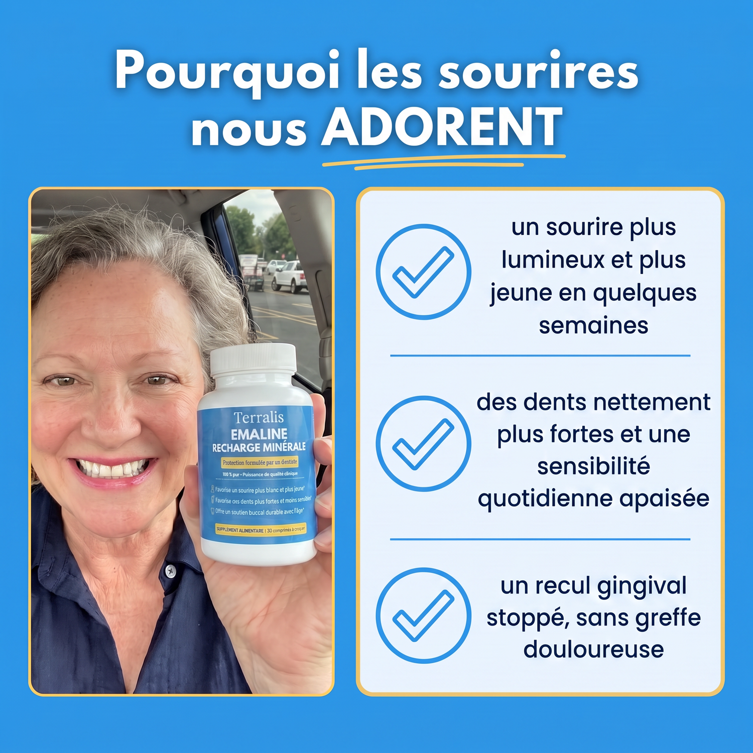 Pourquoi les sourires adorent Emaline