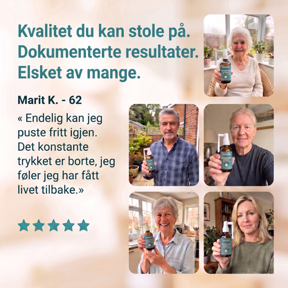 Kundeomtale: fem stjerner