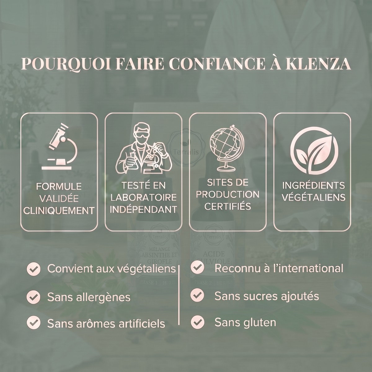 Kit Klenza de nettoyage intestinal en 2 phases