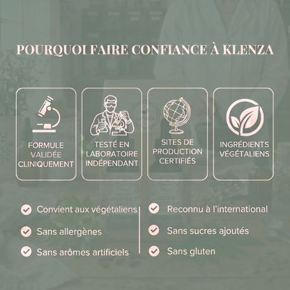 Kit Klenza de nettoyage intestinal en 2 phases