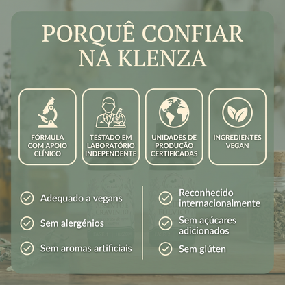 Kit Klenza de limpeza intestinal em 2 fases