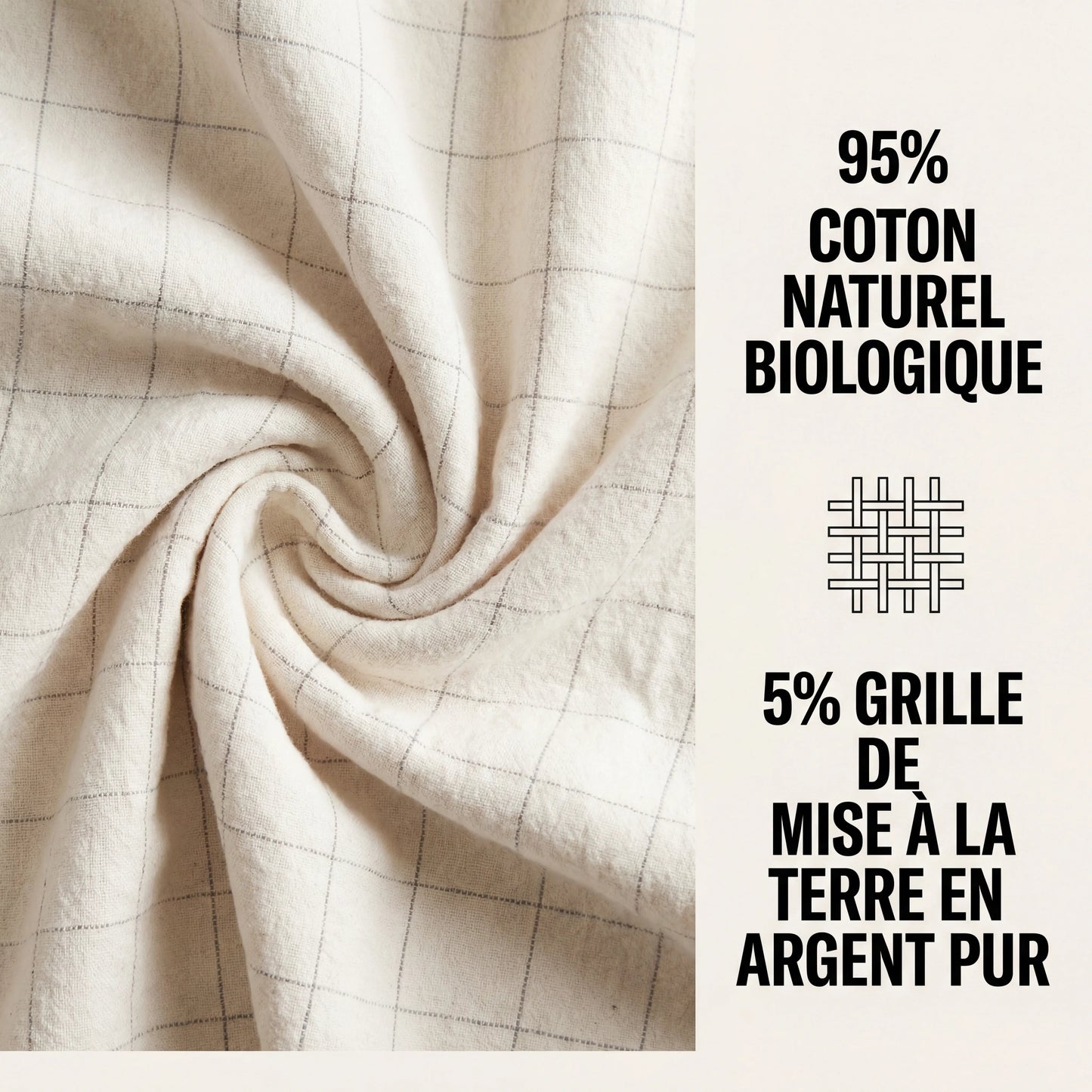 Zero-Volt™ Drap de mise à la terre