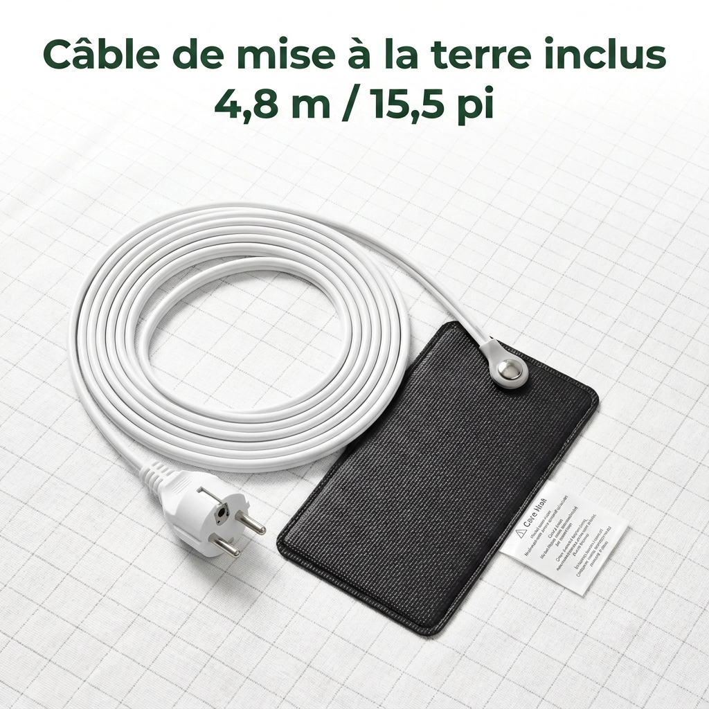 Zero-Volt™ Drap de mise à la terre