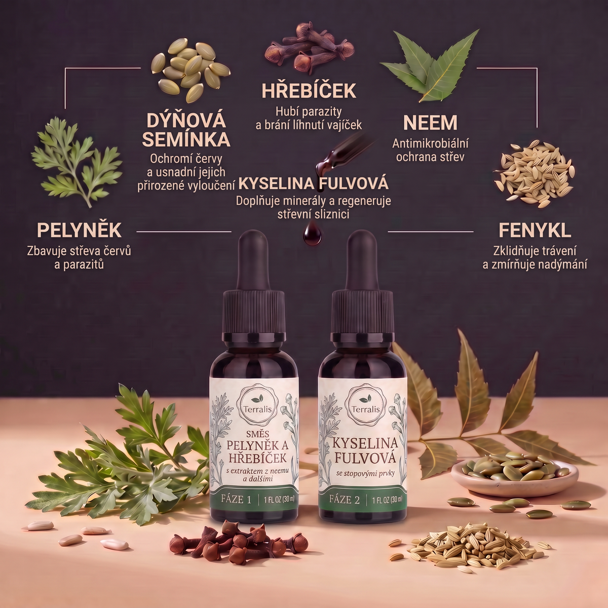 Klenza: dvoufázová sada na očistu střev
