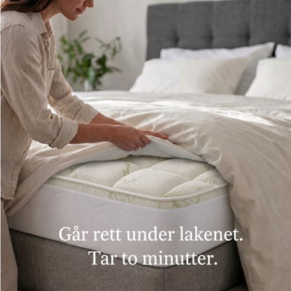 Kumora glir under lakenet ditt på noen sekunder